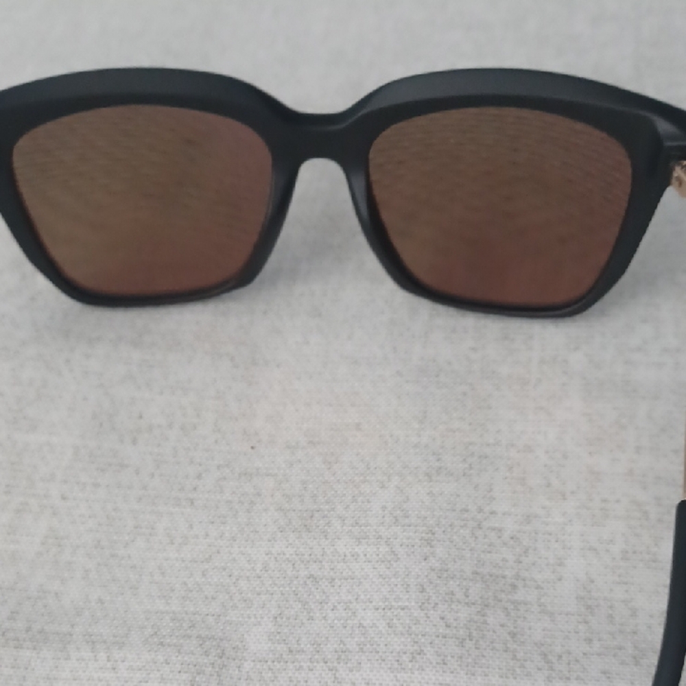 DIFF Eyewear Cat-Eye Sunglasses Black Frame Rose Gold Mirrored Lenses SKU0242 - Picture 9 of 12